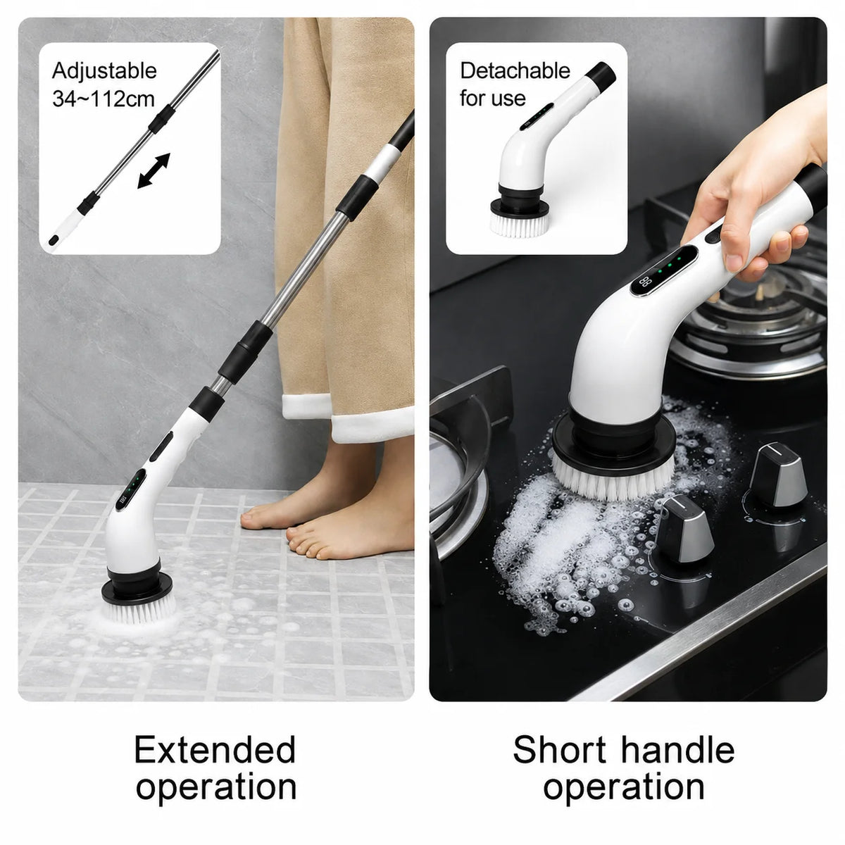 🧹 ZOQVANI™ 9-in-1 Cordless Electric Spin Scrubber