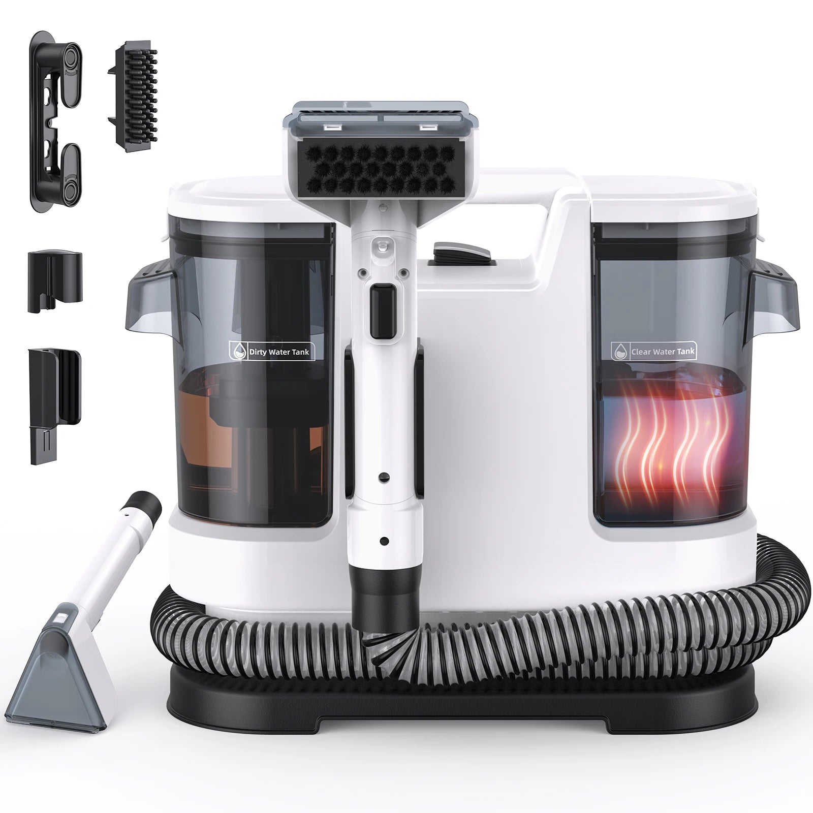 Lubluelu V8 Hot Water Carpet & Upholstery Cleaner - 800W