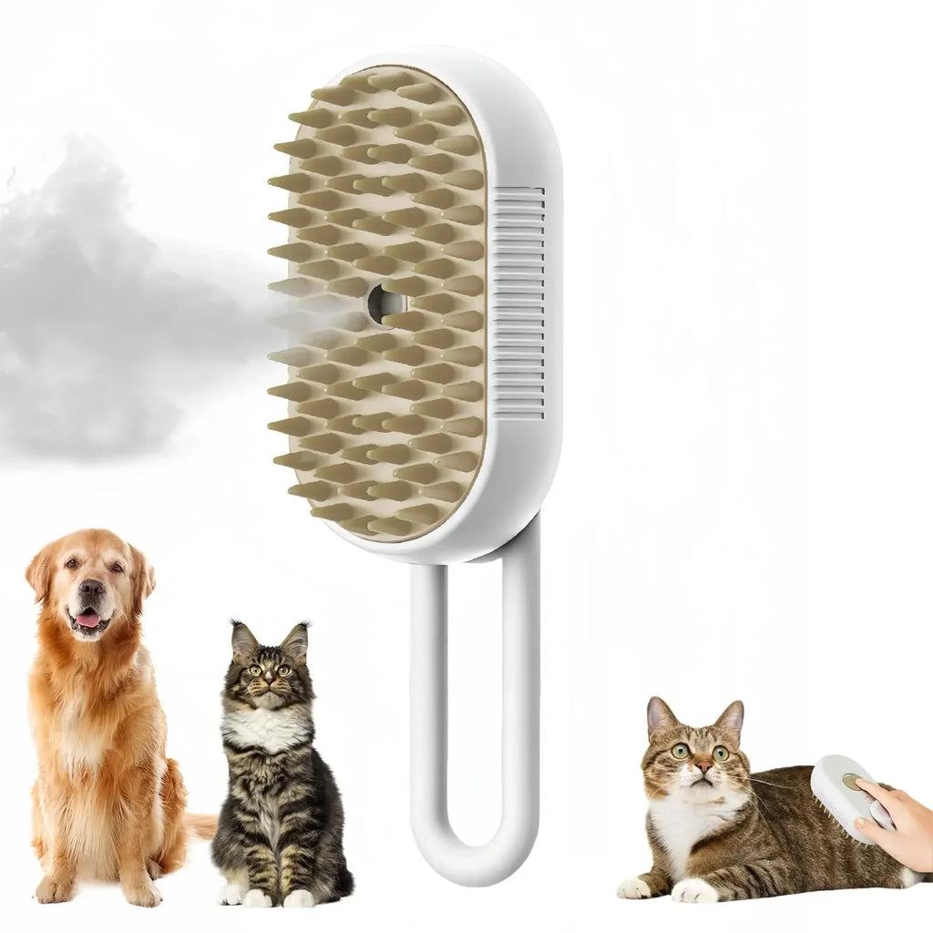 3-in-1 Electric Steamy Pet Grooming Comb