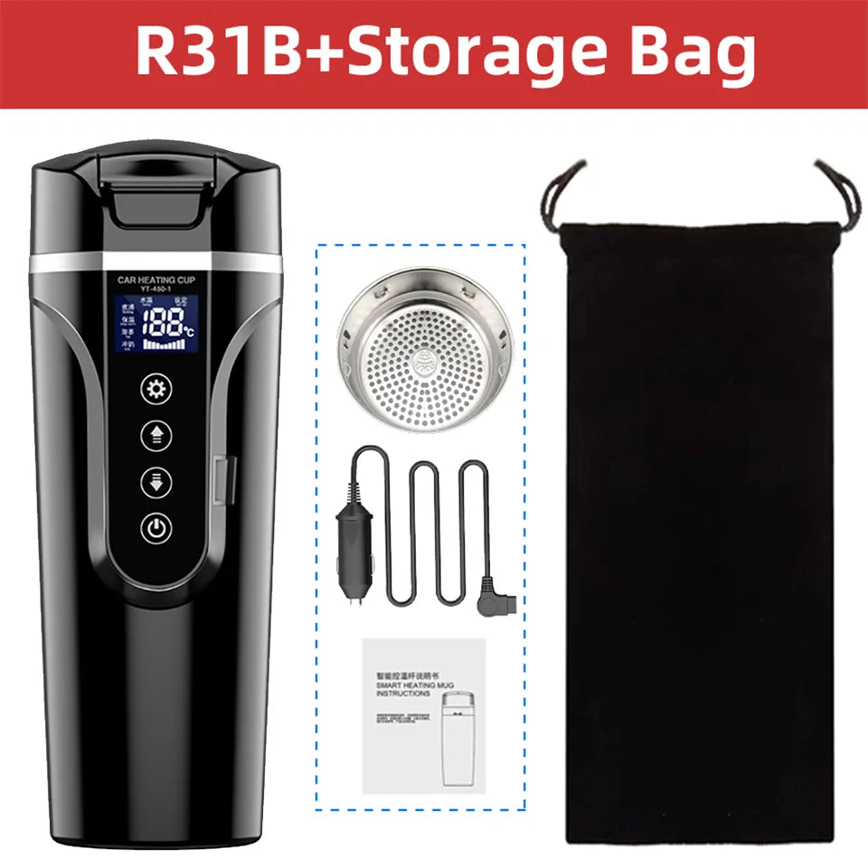 ZOQVANI Smart Car Heating Cup & Touch Screen Travel Mug