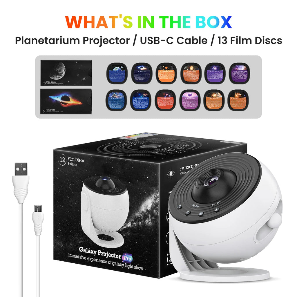 13-in-1 Planetarium Galaxy Star Projector
