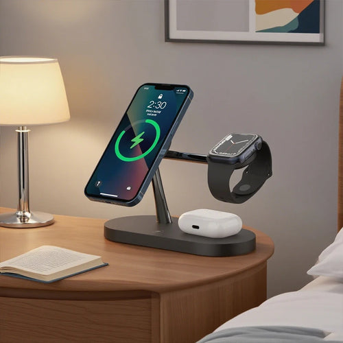 3-in-1 Smart Wireless Charging Station