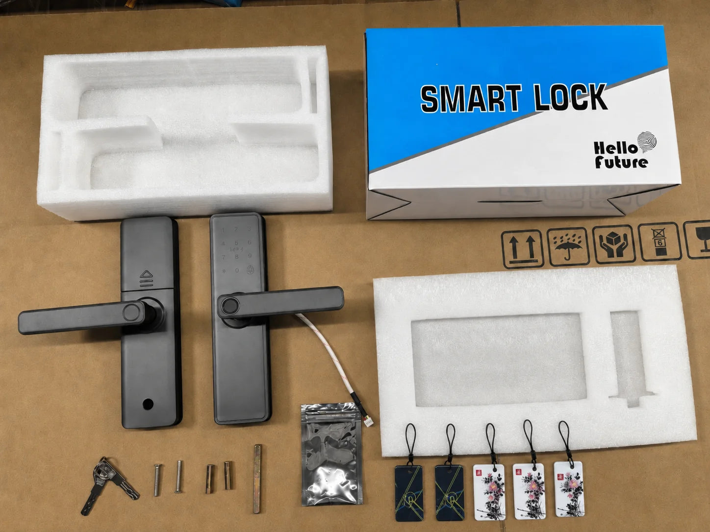 Tuya Smart WiFi Fingerprint Door Lock with App Control