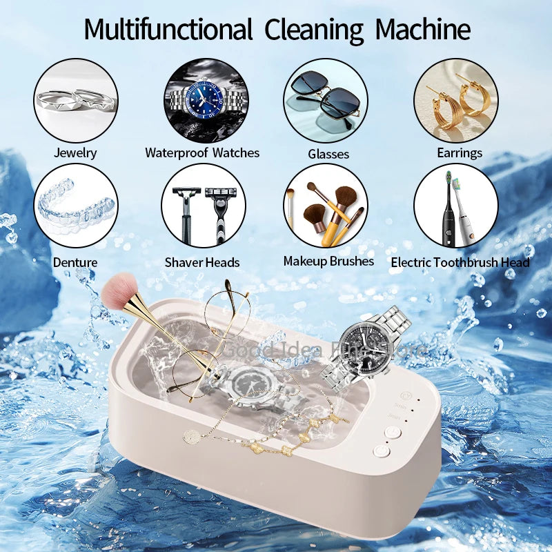 ZOQVANI Portable Ultrasonic Cleaner & Multi-Purpose Washing Device