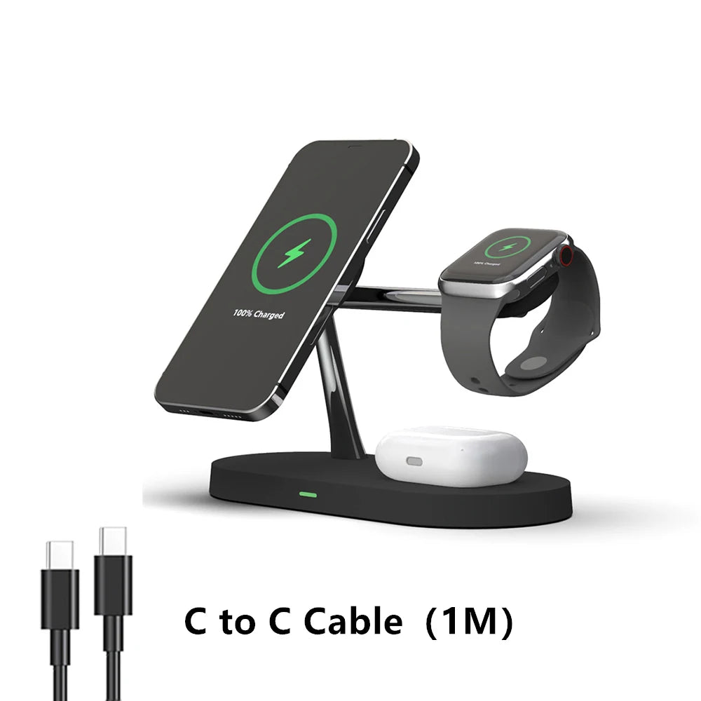 3-in-1 Smart Wireless Charging Station