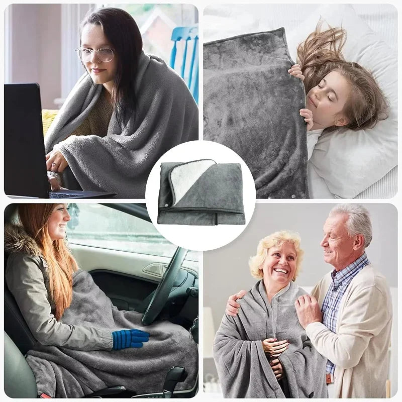 CozyWarm™ Wearable USB Electric Heated Blanket (3 Heat Levels)
