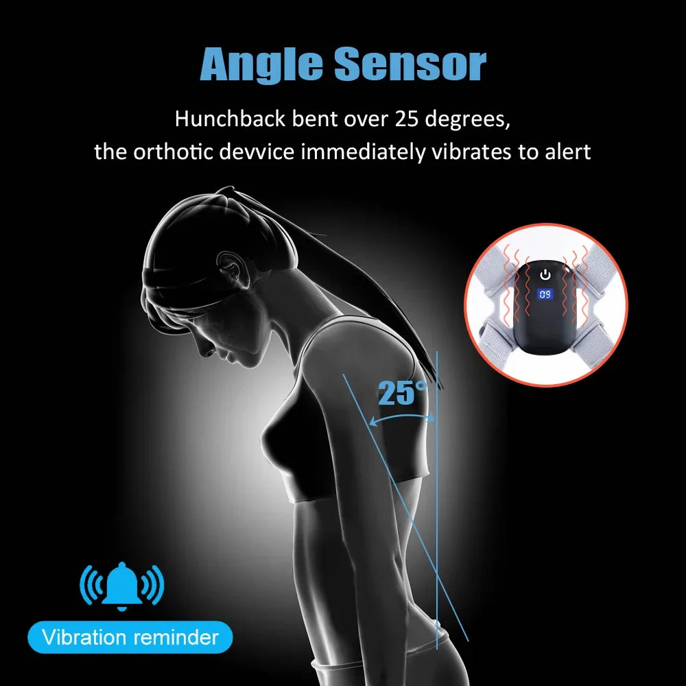 Smart Posture Corrector & Back Support Sensor