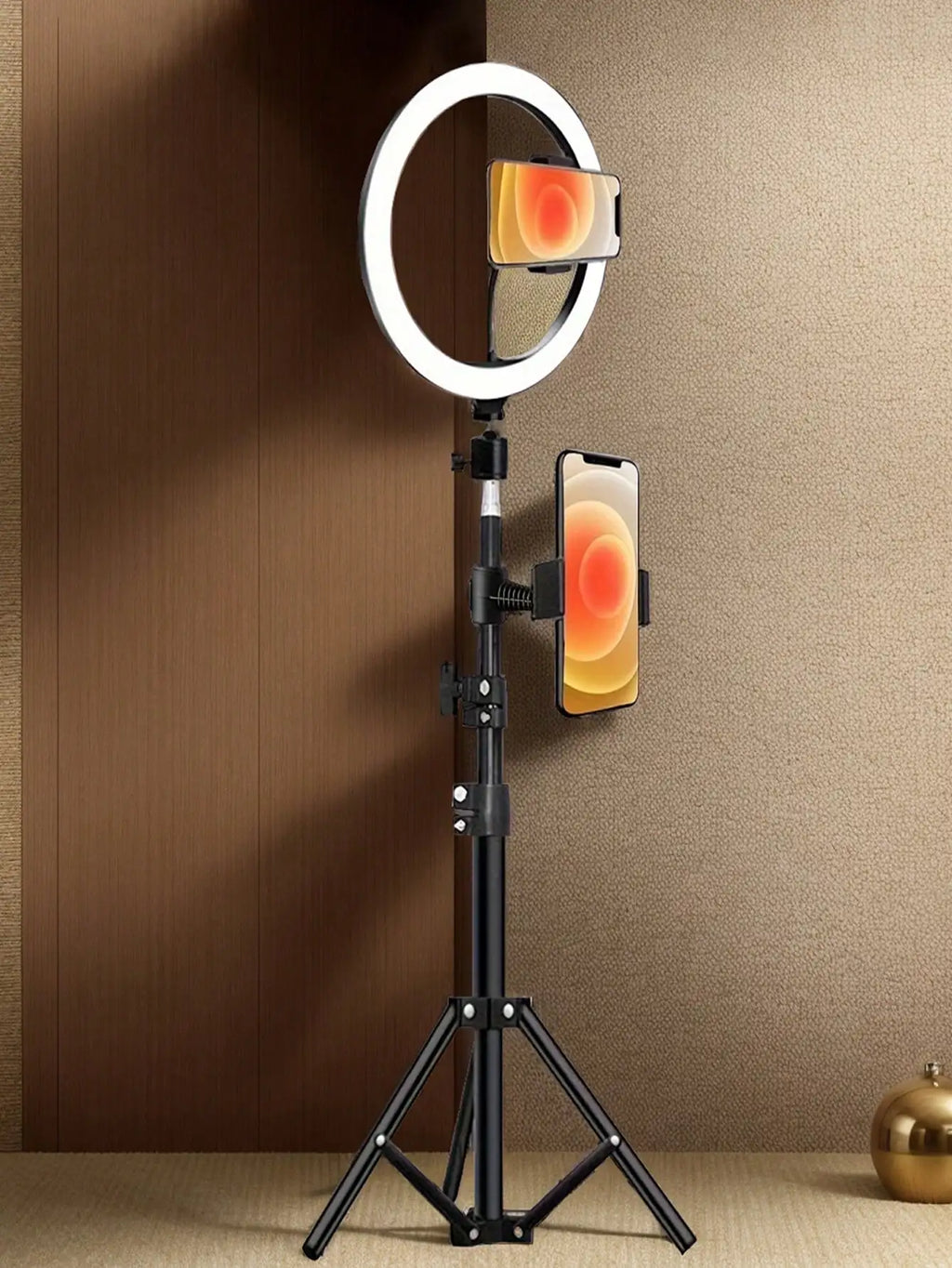 10-Inch Ring Light with 110cm Tripod Stand & Phone Holder