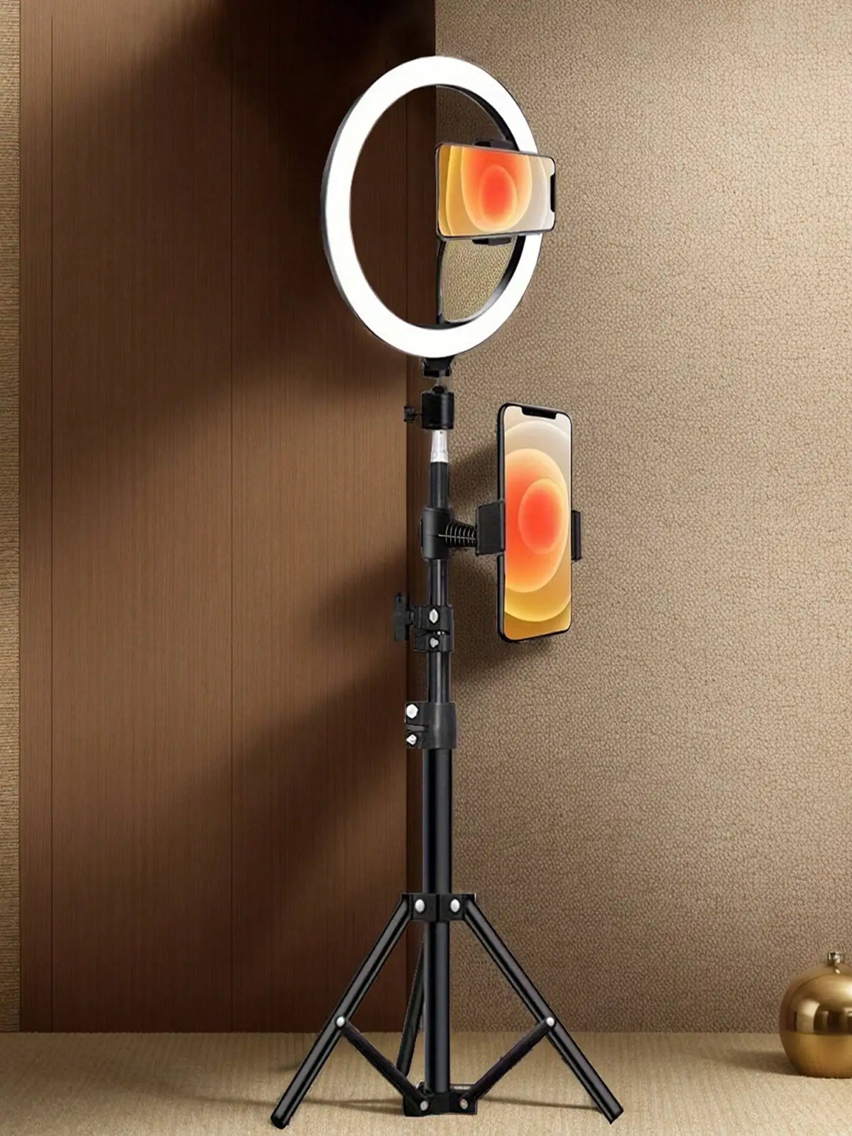 10-Inch Ring Light with 110cm Tripod Stand & Phone Holder