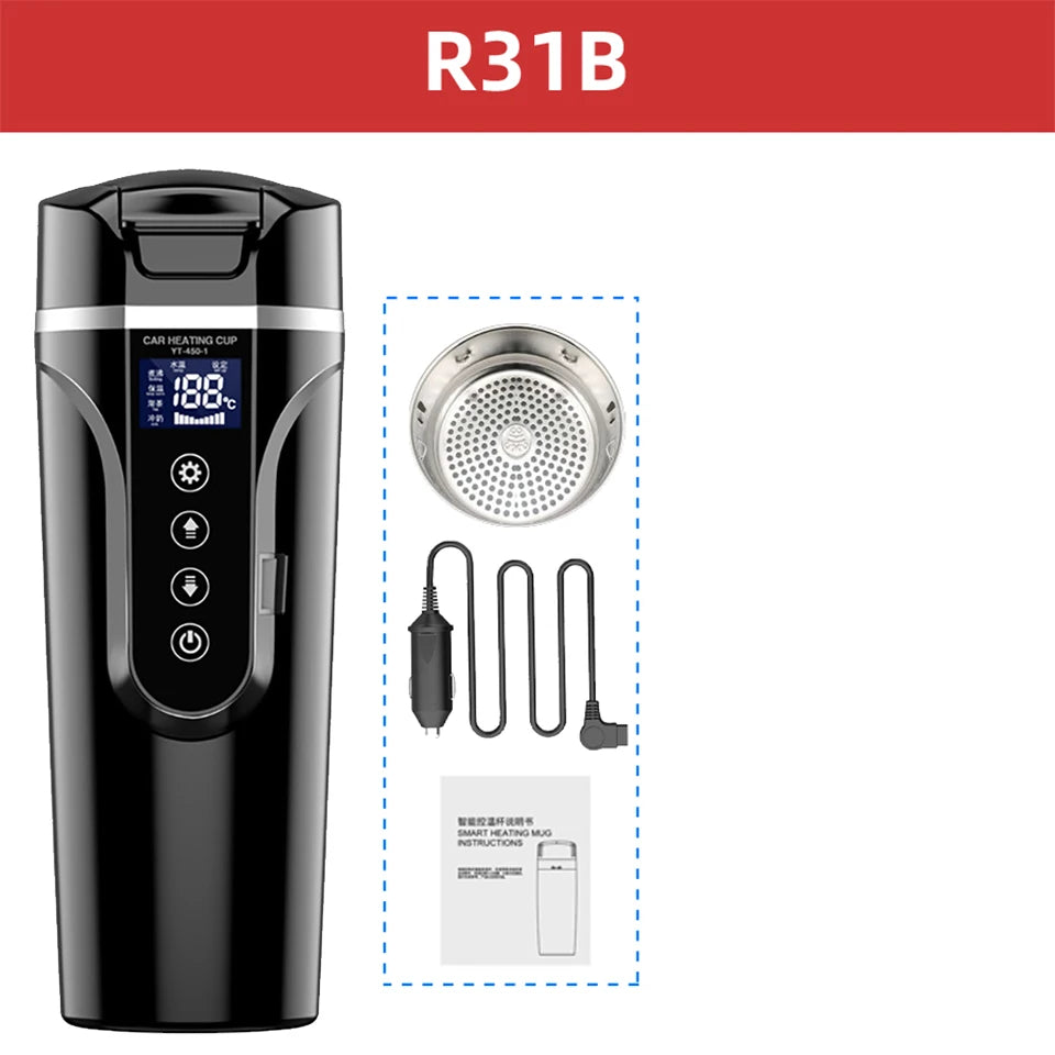 ZOQVANI Smart Car Heating Cup & Touch Screen Travel Mug