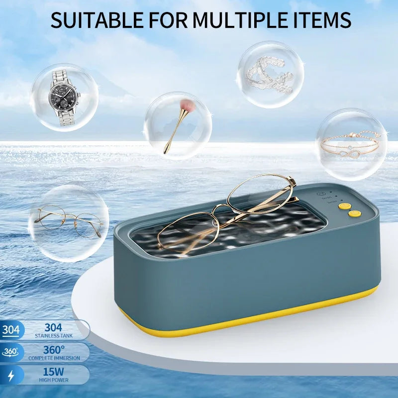 ZOQVANI Portable Ultrasonic Cleaner & Multi-Purpose Washing Device