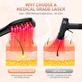 Electric Smart Hair Massage Comb with Red & Blue Light