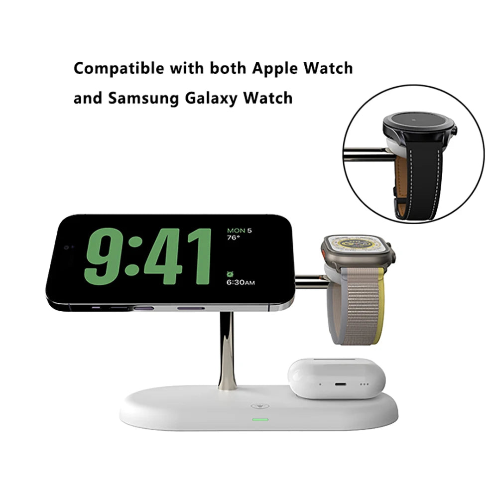 3-in-1 Smart Wireless Charging Station