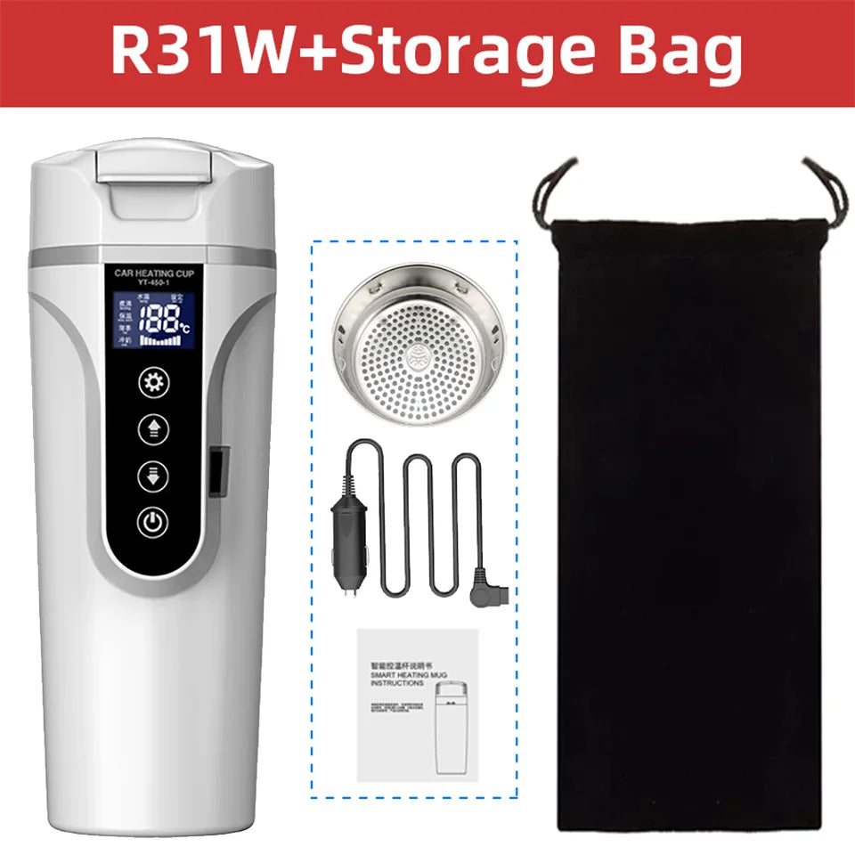 ZOQVANI Smart Car Heating Cup & Touch Screen Travel Mug