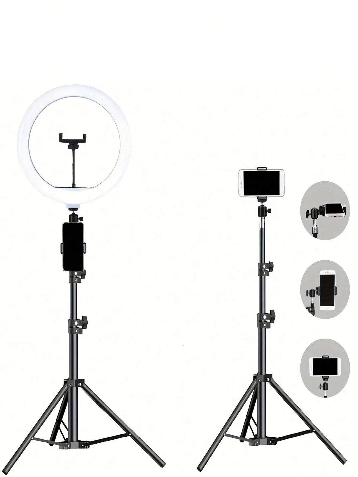10-Inch Ring Light with 110cm Tripod Stand & Phone Holder