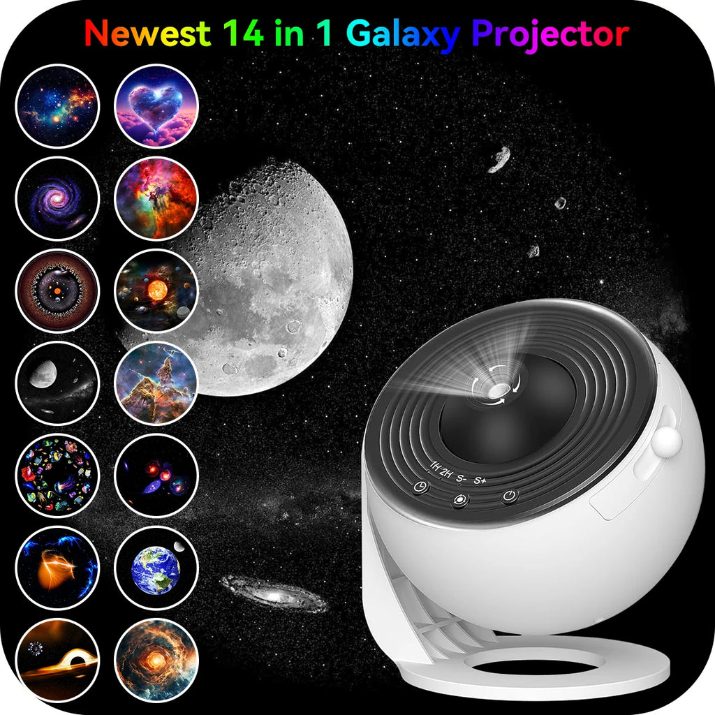 14-in-1 Planetarium HD Galaxy Projector