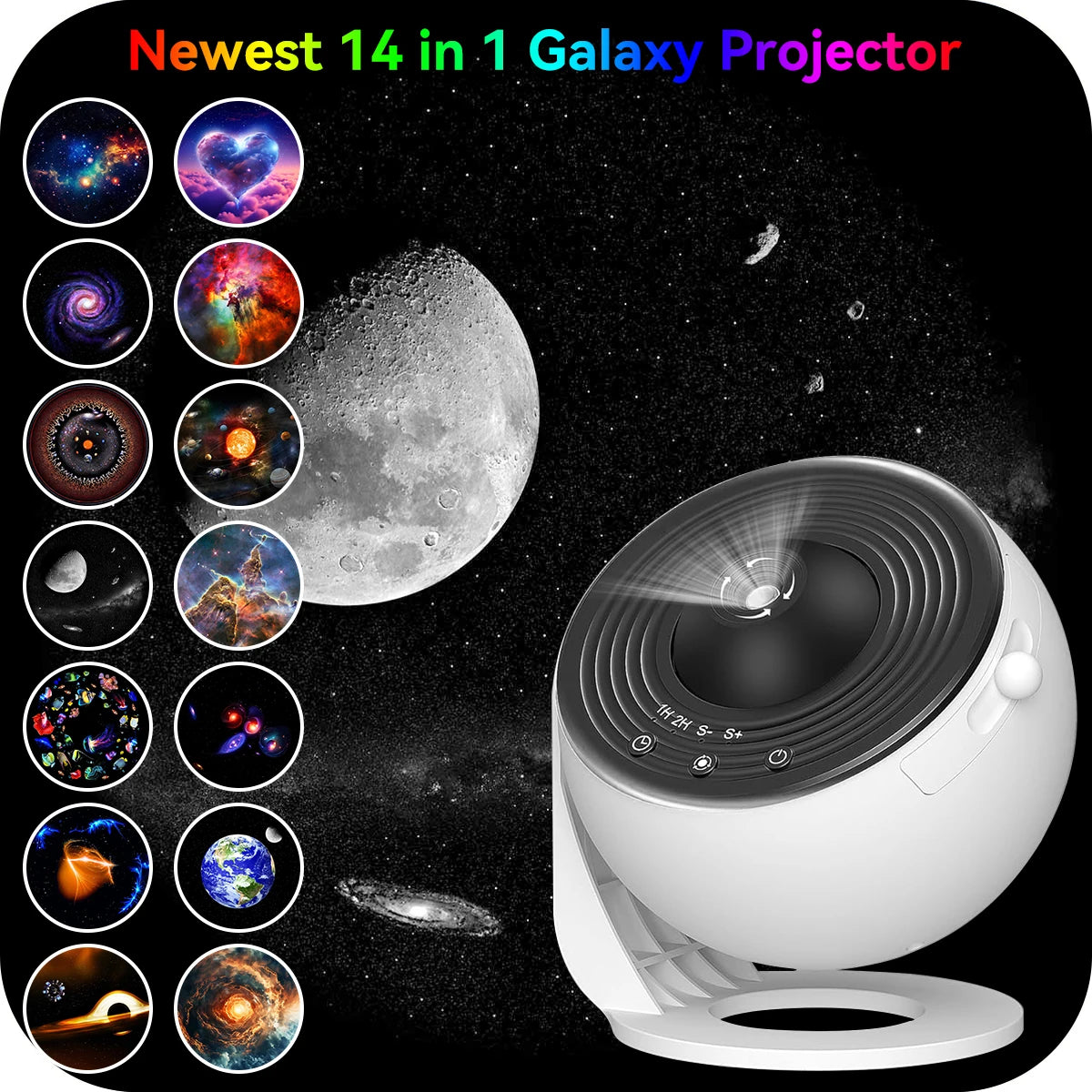14-in-1 Planetarium HD Galaxy Projector