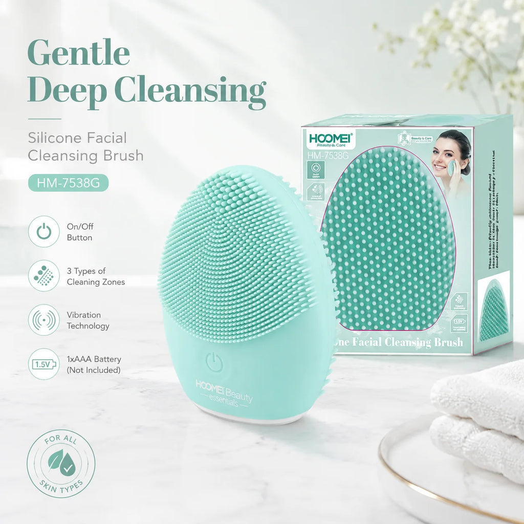 HOOMEI Electric Silicone Facial Cleansing Brush