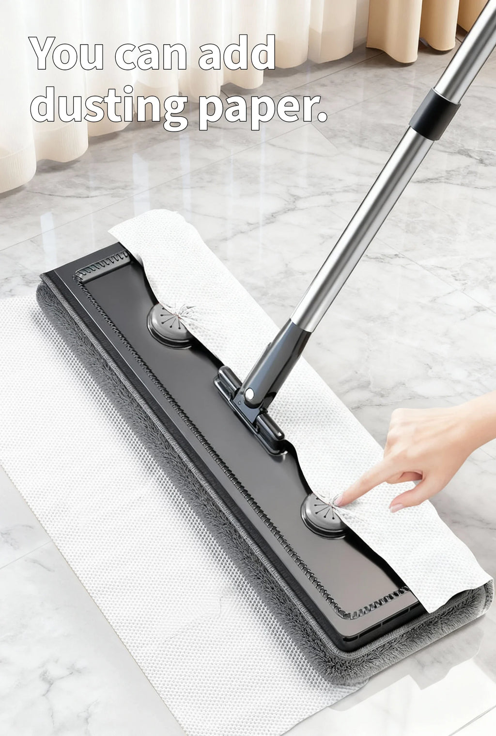 Joybos® Ultra-Slim Mop & Self-Wringing Bucket Set