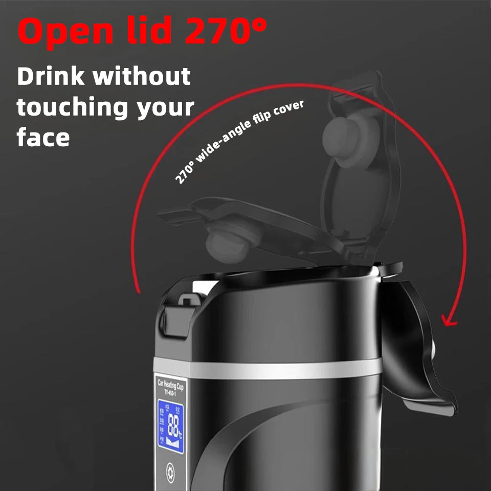 ZOQVANI Smart Car Heating Cup & Touch Screen Travel Mug