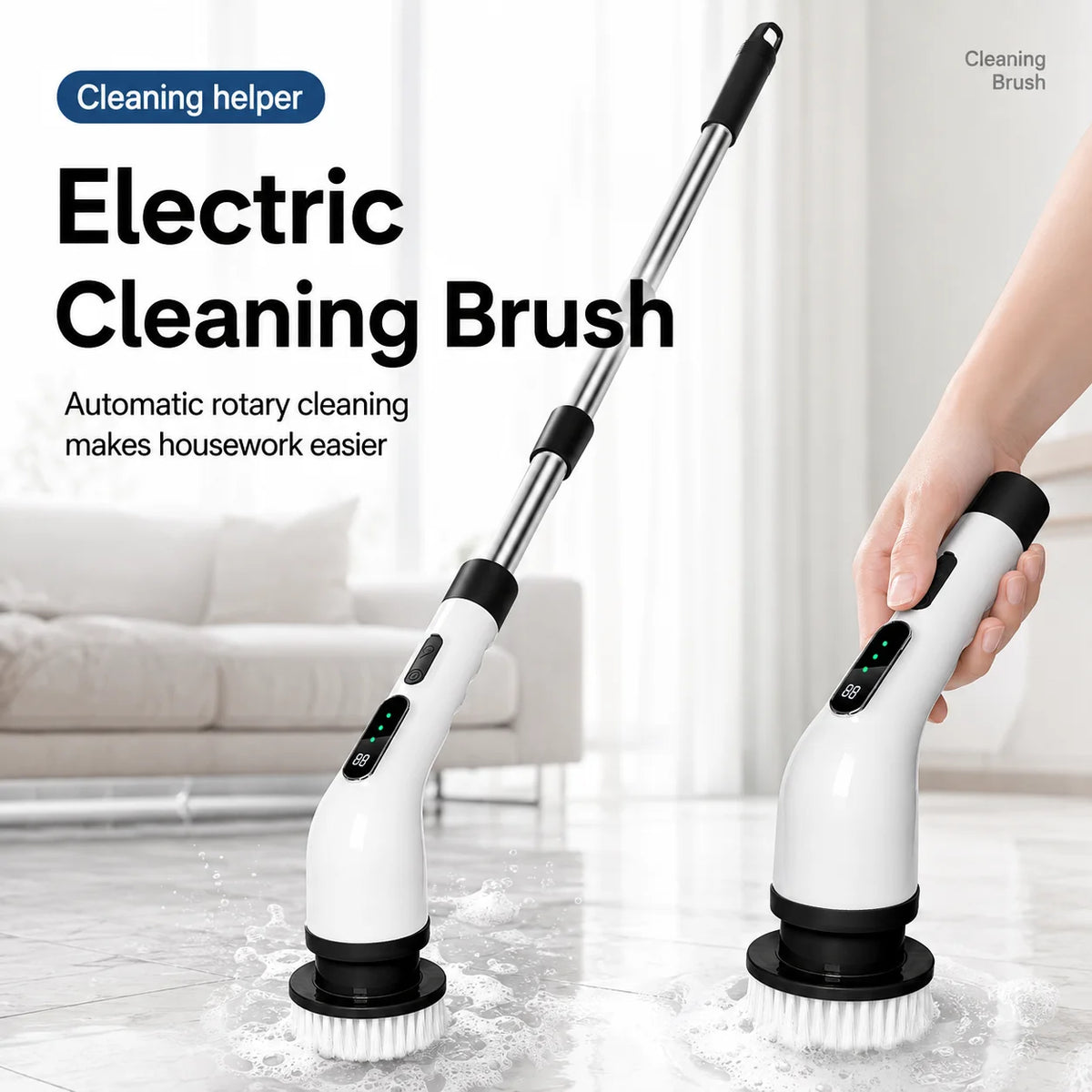 🧹 ZOQVANI™ 9-in-1 Cordless Electric Spin Scrubber