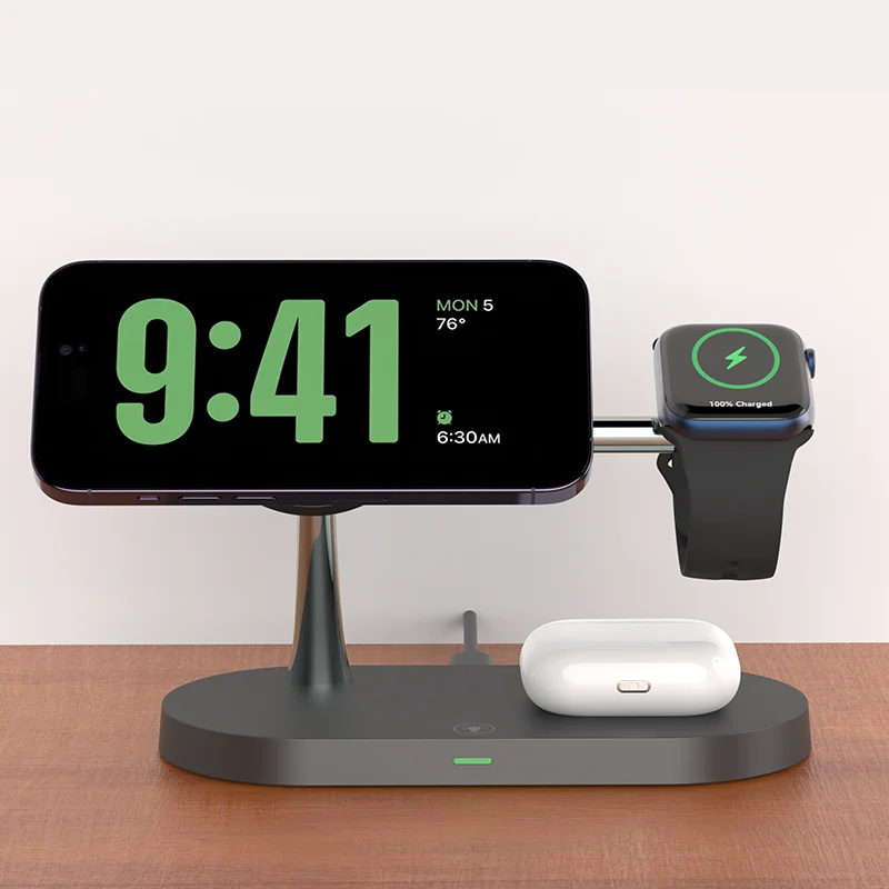 3-in-1 Smart Wireless Charging Station