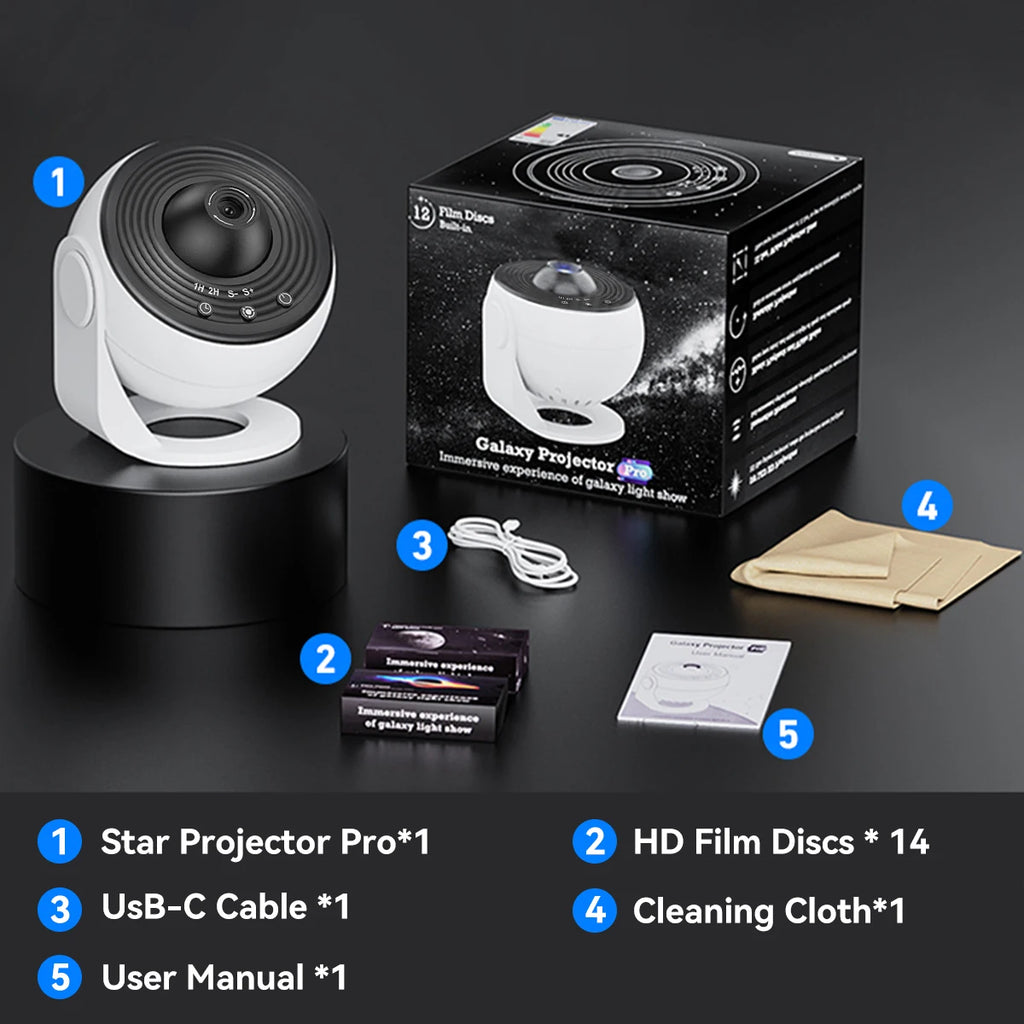 14-in-1 Planetarium HD Galaxy Projector