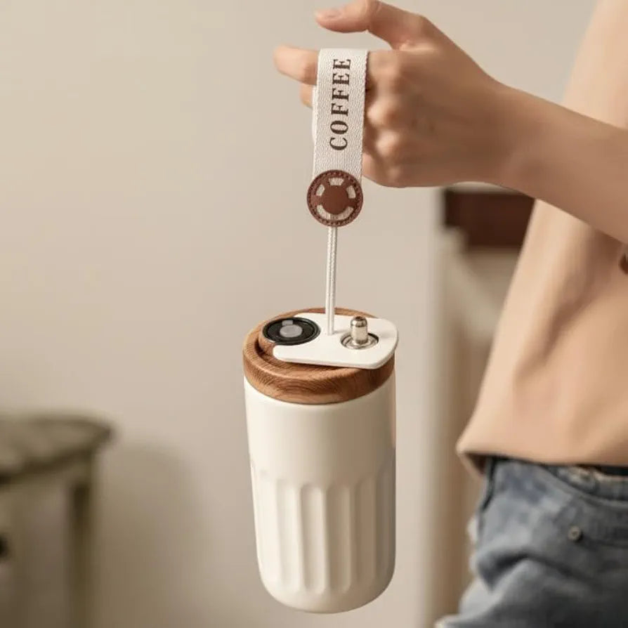 Smart LED Temperature Display Thermos Mug - 450ml