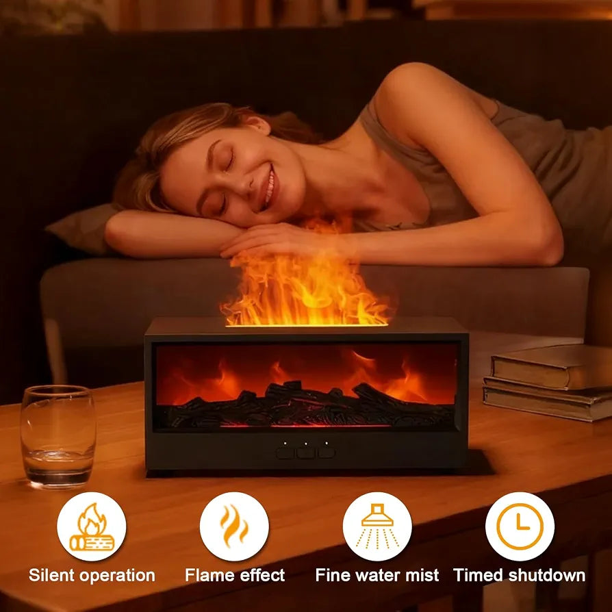 ZOQVANI™ Flame Effect Essential Oil Diffuser & Air Humidifier