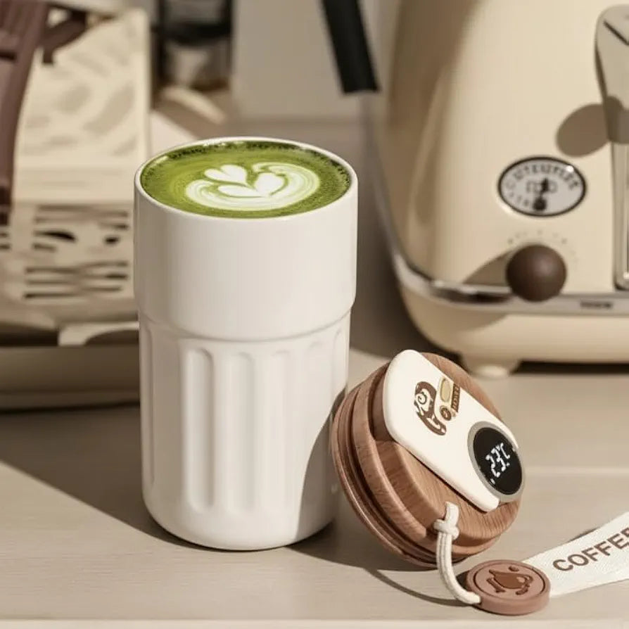 Smart LED Temperature Display Thermos Mug - 450ml