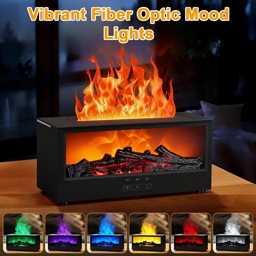 ZOQVANI™ Flame Effect Essential Oil Diffuser & Air Humidifier