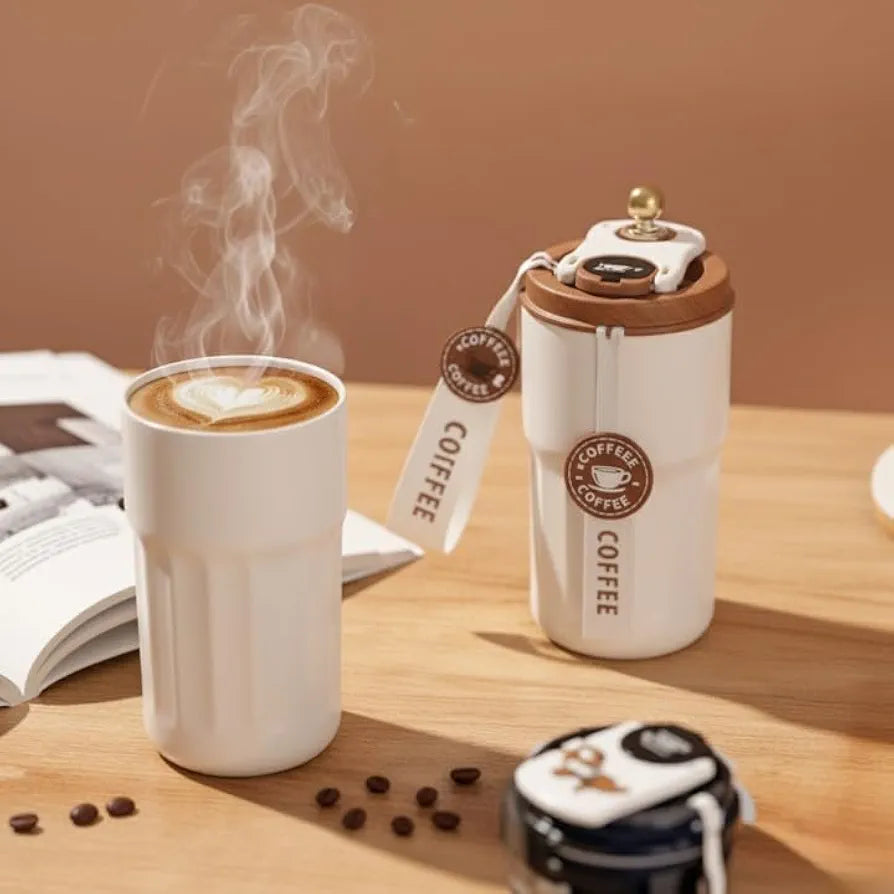 Smart LED Temperature Display Thermos Mug - 450ml