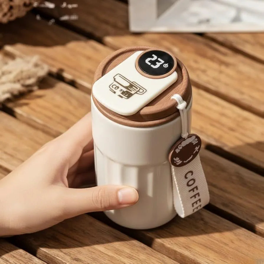 Smart LED Temperature Display Thermos Mug - 450ml